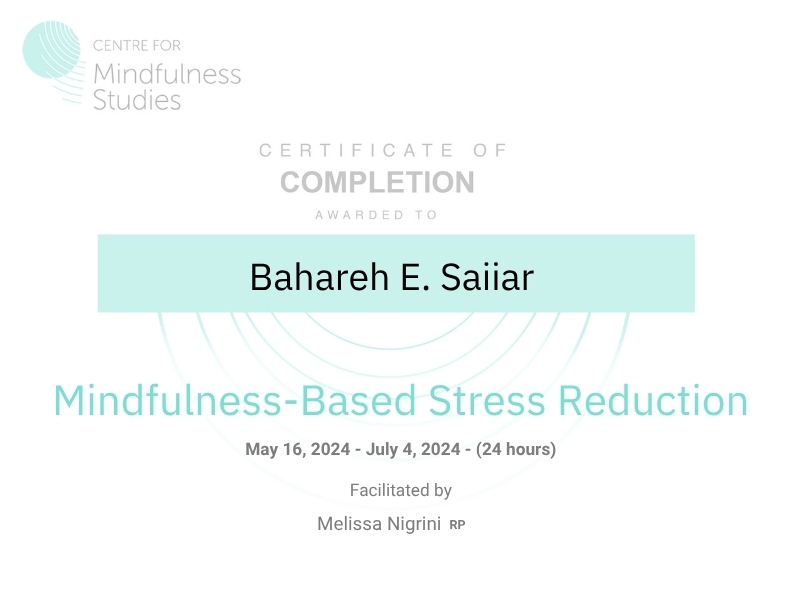 Mindfulness-Based Stress Reduction - Centre For Mindfulness Studies 