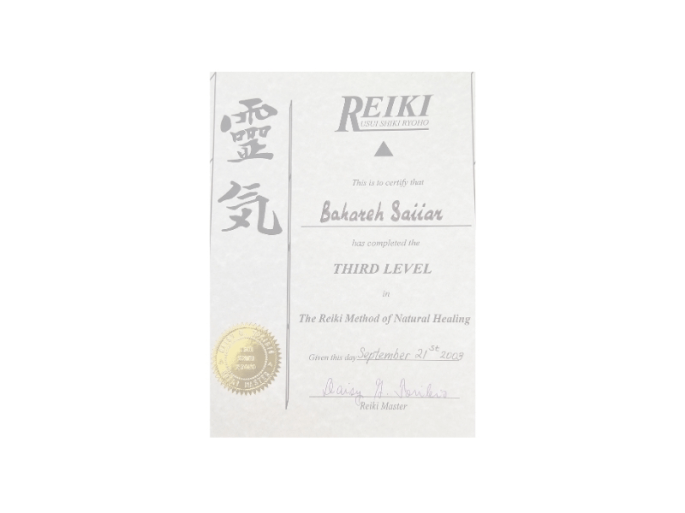 Reiki Master Level 11 - International Centre for Reiki